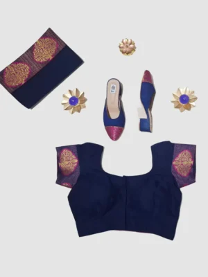 Royal Purple & Pink cotton - Combo Set