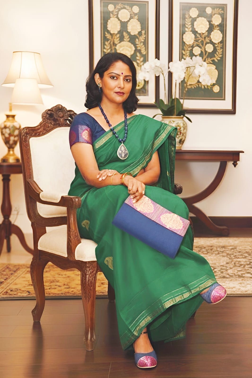 Royal Purple & Pink cotton - Combo Set - Image 4