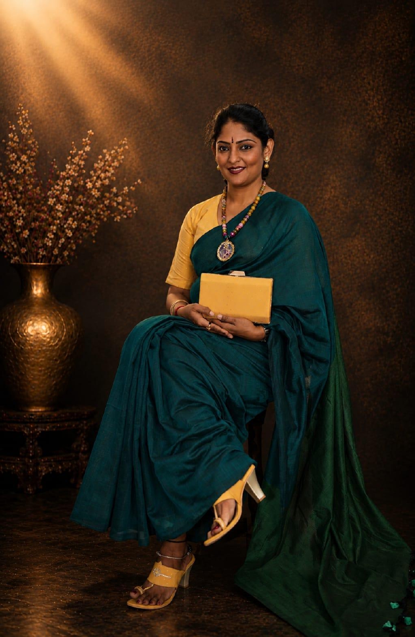 Royal in Gold - Silk Cotton - Image 2