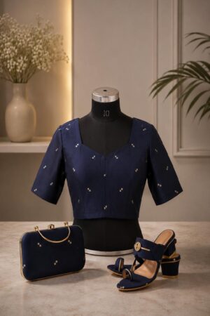 Royal Looks in Blue - Silk Cotton